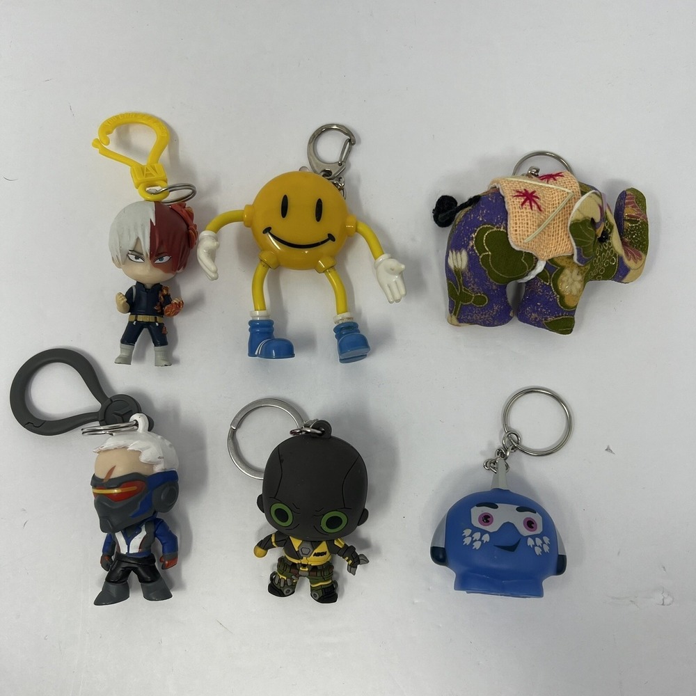Bag Clip hanger Keyring Lot thai elephant blizzard my hero acadamia Aech